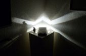 Fertige eine futuristische Zimmer Licht Upcycled aus einer alten Festplatte