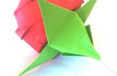 Origami-Kelch für ein Origami Rose