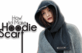 Einfache DIY Nähen von Grund auf neu | Hoodie-Schal