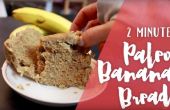2 minute Paleo Bananenbrot