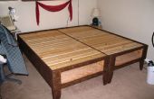 DIY Bett mit Stauraum für unter $100