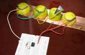 Winzige AVR Mikrocontroller läuft auf eine Frucht-Batterie
