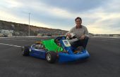 Gas Elektro Race Kart gegen