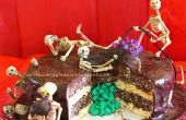 "Death By Chocolate" Skeleton Überraschung Kuchen