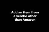 Werkzeuge-CLOUD: Nicht-Amazon Automaten Element hinzufügen
