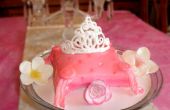 Princess Kissen Torte mit essbaren Tiara