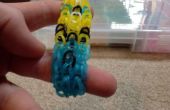 Minion dreifach einzelne Rainbow Loom