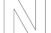 Machen die Buchstaben "N" aus PVC-Rohr