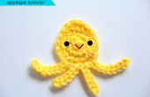 Cute Crochet Octopus Applique