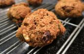 Vegane Flaxy, fruchtig, und nussige Fruchtfleisch Cookies (und Muffins)