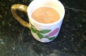 Gesunde köstliche Mandel Milch Hot Chocolate