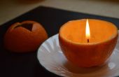 Wie erstelle ich eine Kerze von einer Orange