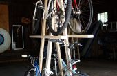 Holz Fahrradständer für 5 Fahrräder schnell und niedrige Kosten Build