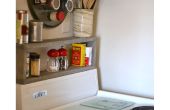 DIY-Regal über dem Herd = extra Speicher in einer kleinen Küche