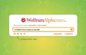 Binäre und hexadezimale Konvertierungen in Wolfram Alpha