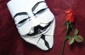 Guy Fawkes Maske in Origami