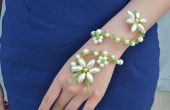 Wie erstelle ich eine personalisierte Wire Wrap Perle Blume Armband