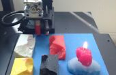 Benutzerdefinierte Wachskerzen - mit 3D Formen gedruckt