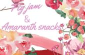 Feigenmarmelade + süße Amaranth Snacks