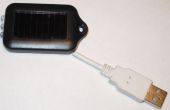 Solar USB dual Power LED Akku-Taschenlampe