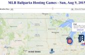 Ihre Sommer-Baseball-Reise mit einer dynamischen Web-App Karte Plan