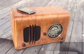 Vintage Radio in einem Lautsprecher für MP3-Player... 
