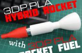 3D-Druck PLA Hybrid Rocket mit 3D gedruckten PLA Kraftstoff