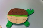 Bewegliche Papier Schaum Schildkröte