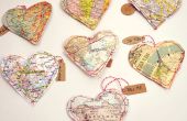 Valentinstag Karte Herz Süßigkeitentüten
