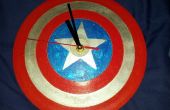 Captain America Schild Uhr