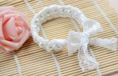 Hochzeit Schmuck-Design-wie erstelle ich eine weiße Perle Lace Manschette Armband für Braut