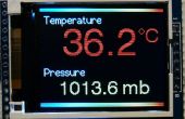 Arduino BMP180 Temperatur und Druck-Sensor-Werte auf eine 1,8" Farb-TFT-display