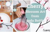 Cherry Blossom Kunst von Limo-Flasche in 11 Schritten