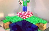 Cool Minecraft-Kuchen, der einfach zu bewerkstelligen ist, und wird die meisten eingefleischten Minecraft Spieler gefallen. 