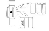 Wie man ein (Papier Prototyp) vielschichtige Betrachtungsgerät für iPhone zu konstruieren. (I3DG) 