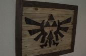 Zelda Thema Holz Wandkunst