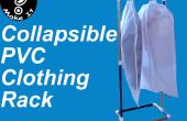 Ein tragbares, zusammenklappbare Kleiderständer aus PVC für 10 Dollar in weniger als einer Stunde zu machen