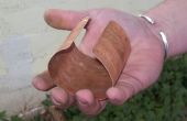 Kupfer-Manschette Armband aus Kupferrohr
