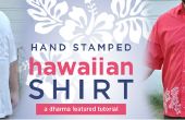 Hand gestempelt Hawaii-Hemd