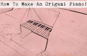Wie man ein Origami-Piano! 
