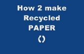 Gewusst wie: Recycling von Altpapier (hausgemachte Briefpapier)