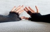 DIY glamouröse sexy Handschuhe