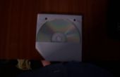 EZ-cd/DVD-Hülle, hält 4, hergestellt aus einem einzigen Blatt A4-Papier mit keine Klebstoffe
