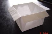 Origami-Schachtel mit Klappen