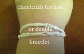 Wie erstelle ich kleine Hand Manschetten aus Crazy Loom Bands für kleine Kinder oder ein double Armband