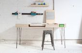 DIY-hausgemachte moderne Flip Schreibtisch