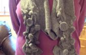 Beeinflussbaren verfilzt Wolle Schal
