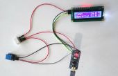 Arduino Nano: DHT11 Temperatur eine Luftfeuchtigkeit I2C 2 X 16 LCD-Display mit Visuino