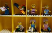 LEGO Minifig Vitrine mod für Simpsons Minifiguren