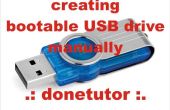 Wie erstelle ich einen bootfähigen USB-Laufwerk ohne Verwendung von Software